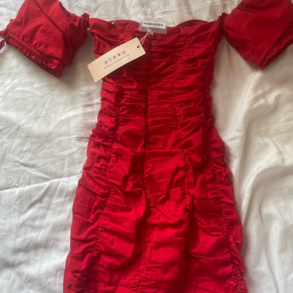 Red Oh Polly Dress